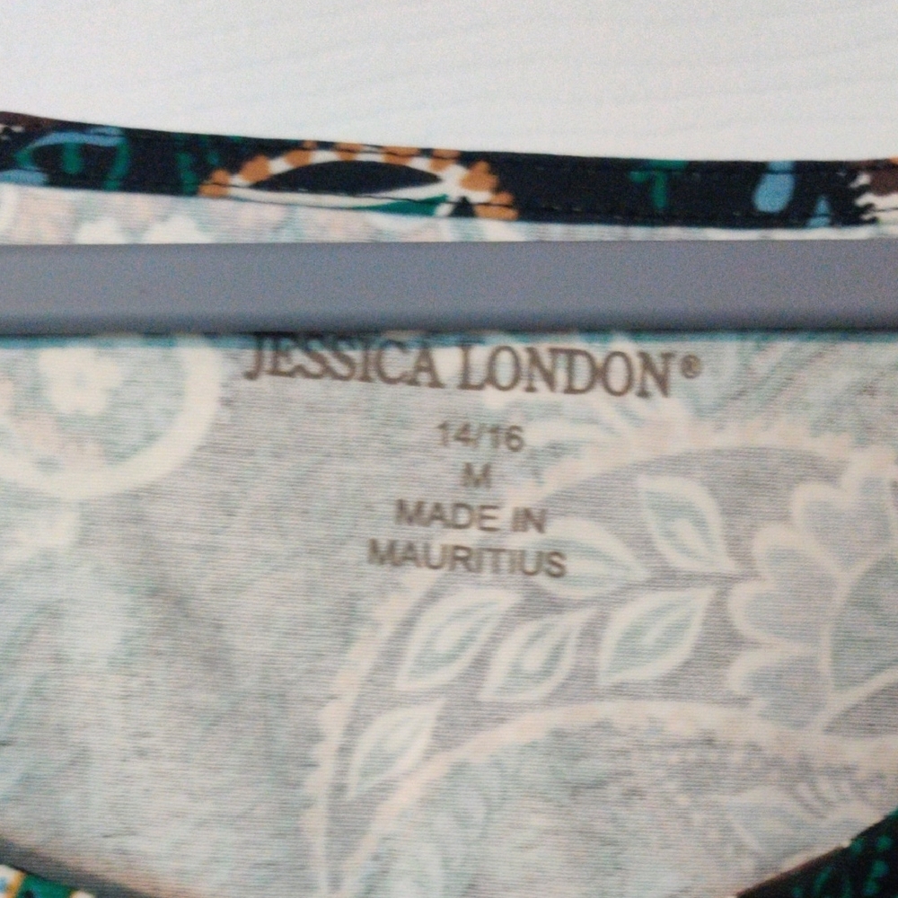 Jessica London Multicolor Paisley Blouse - Picture 2 of 7
